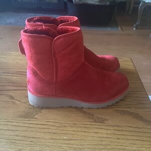 UGG Red Ankle Boots